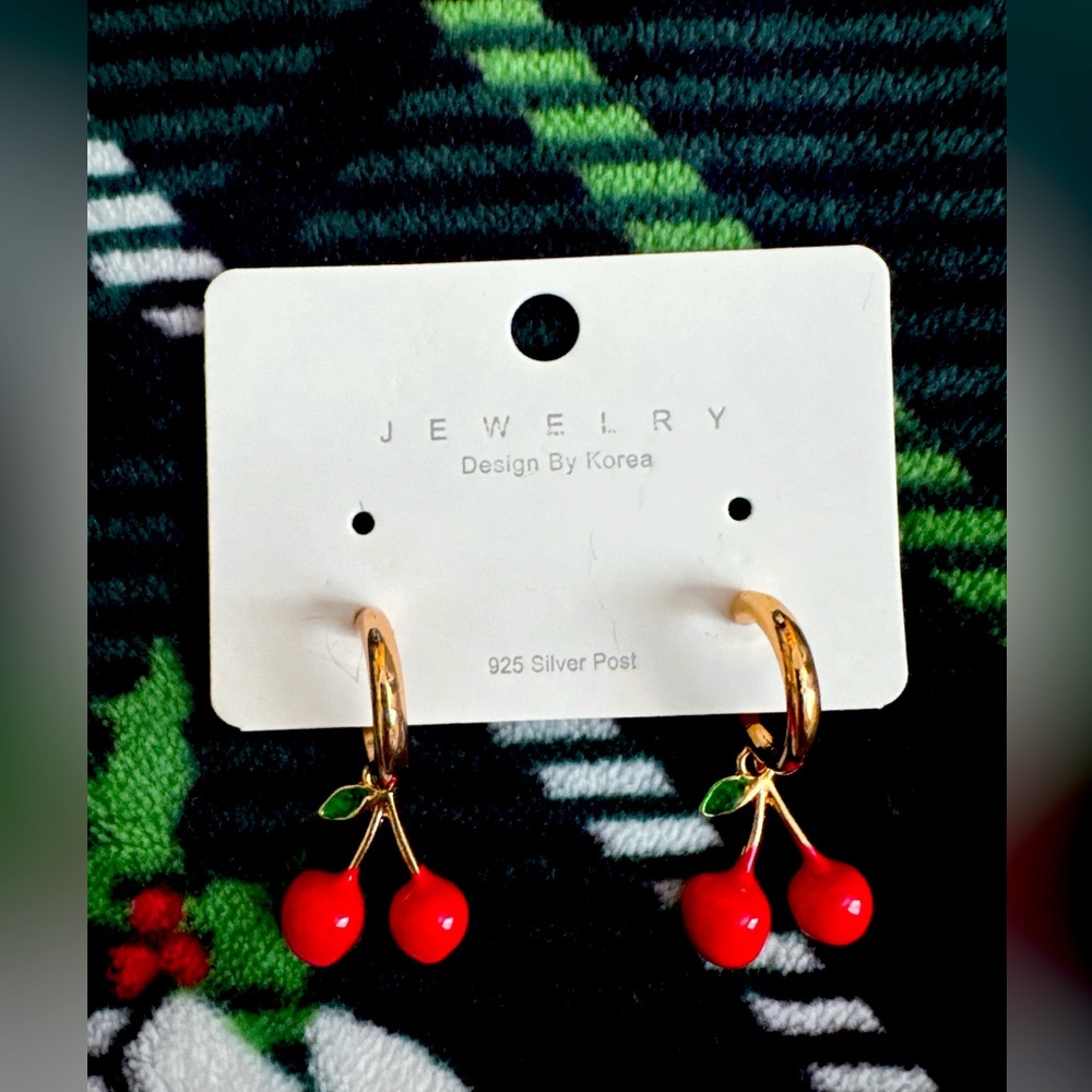 Cherry earring